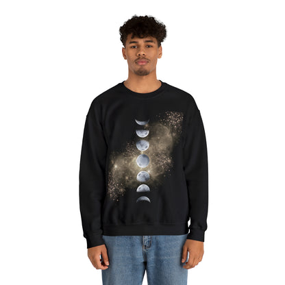 Luna Moon Phases Heavy Blend™ Crewneck Sweatshirt