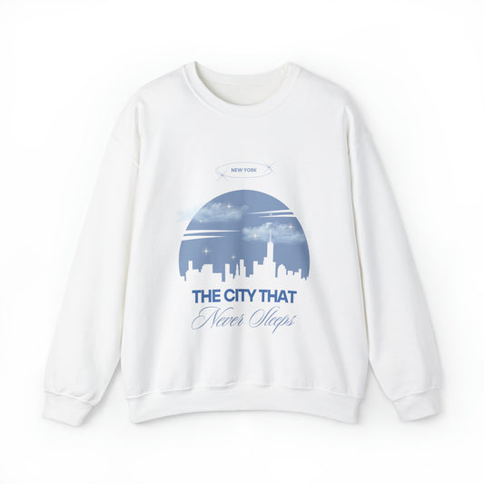 New York - The City That Never Sleeps  Heavy Blend™ Crewneck Sweatshirt