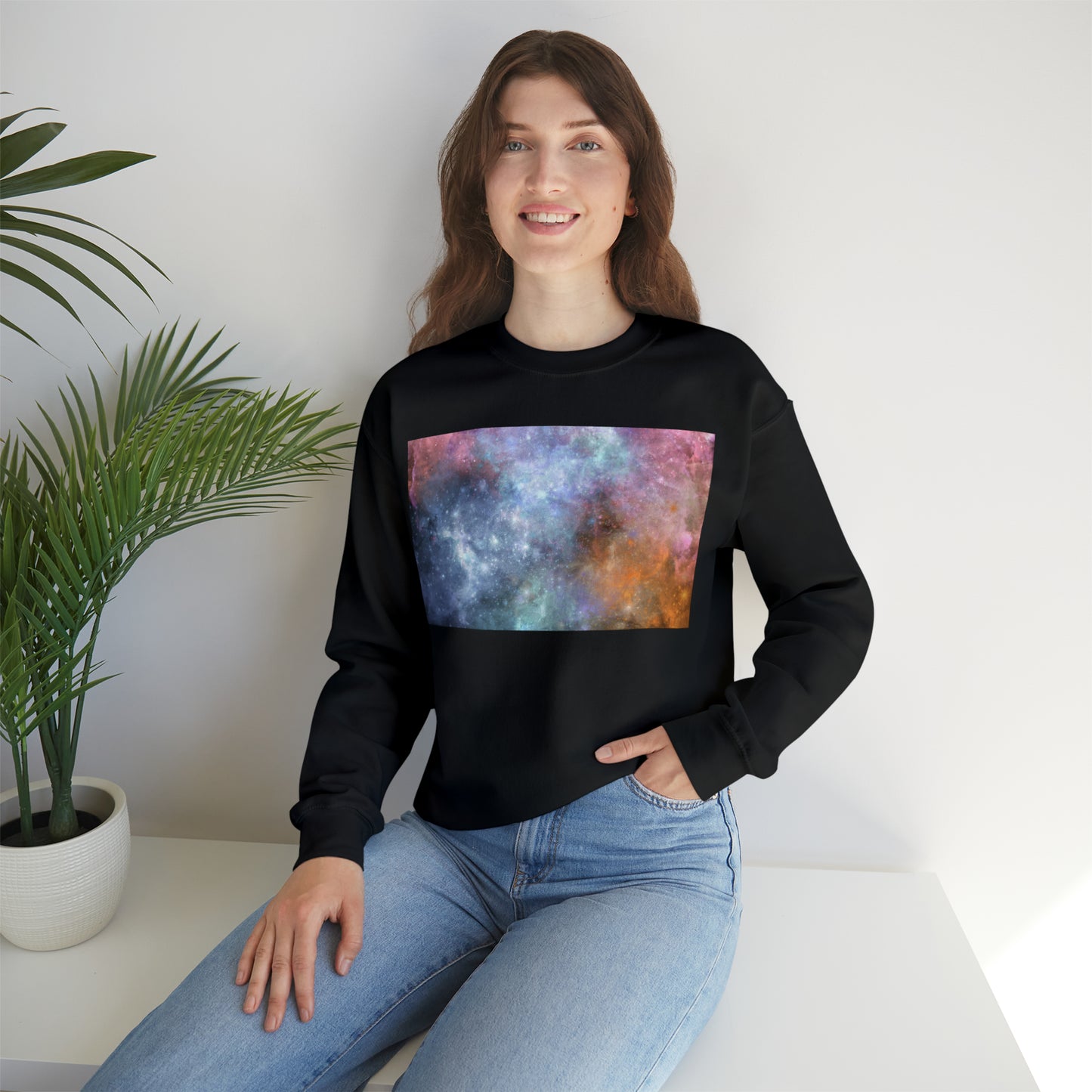 Nebula Dimension Heavy Blend™ Crewneck Sweatshirt