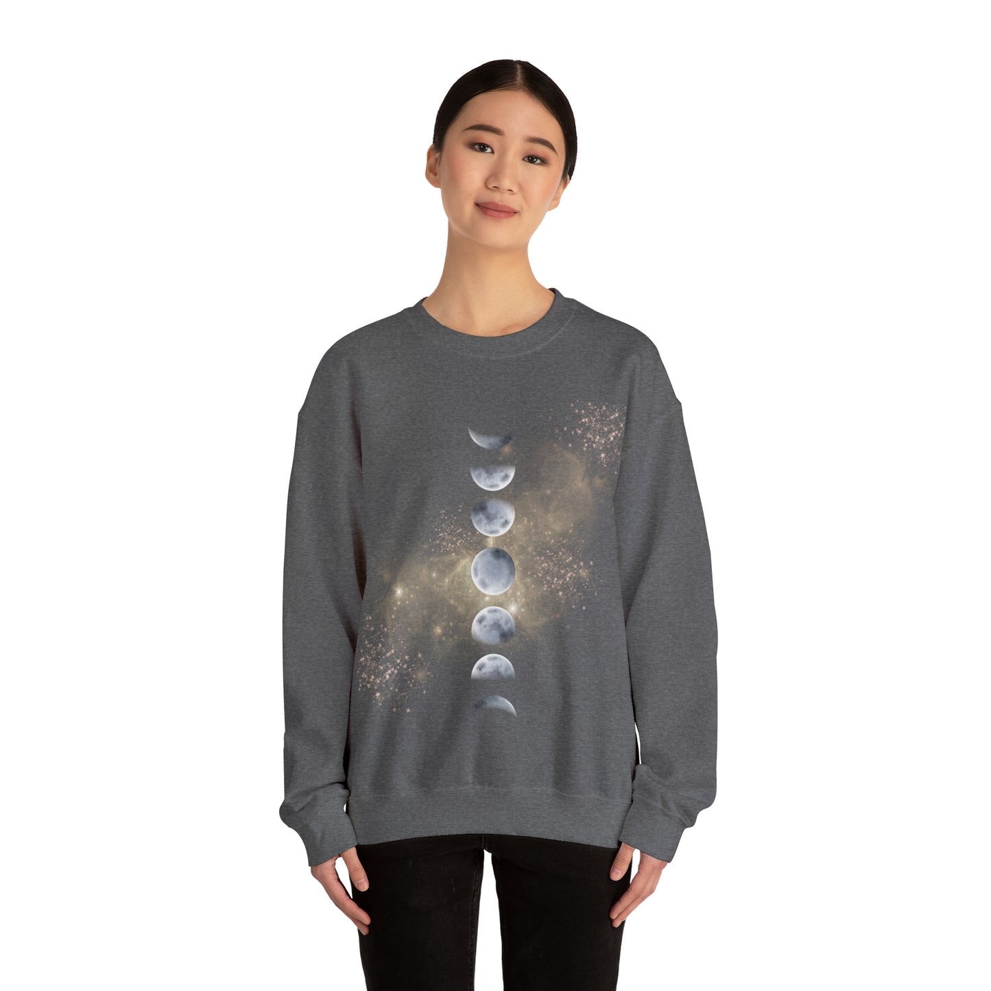 Luna Moon Phases Heavy Blend™ Crewneck Sweatshirt