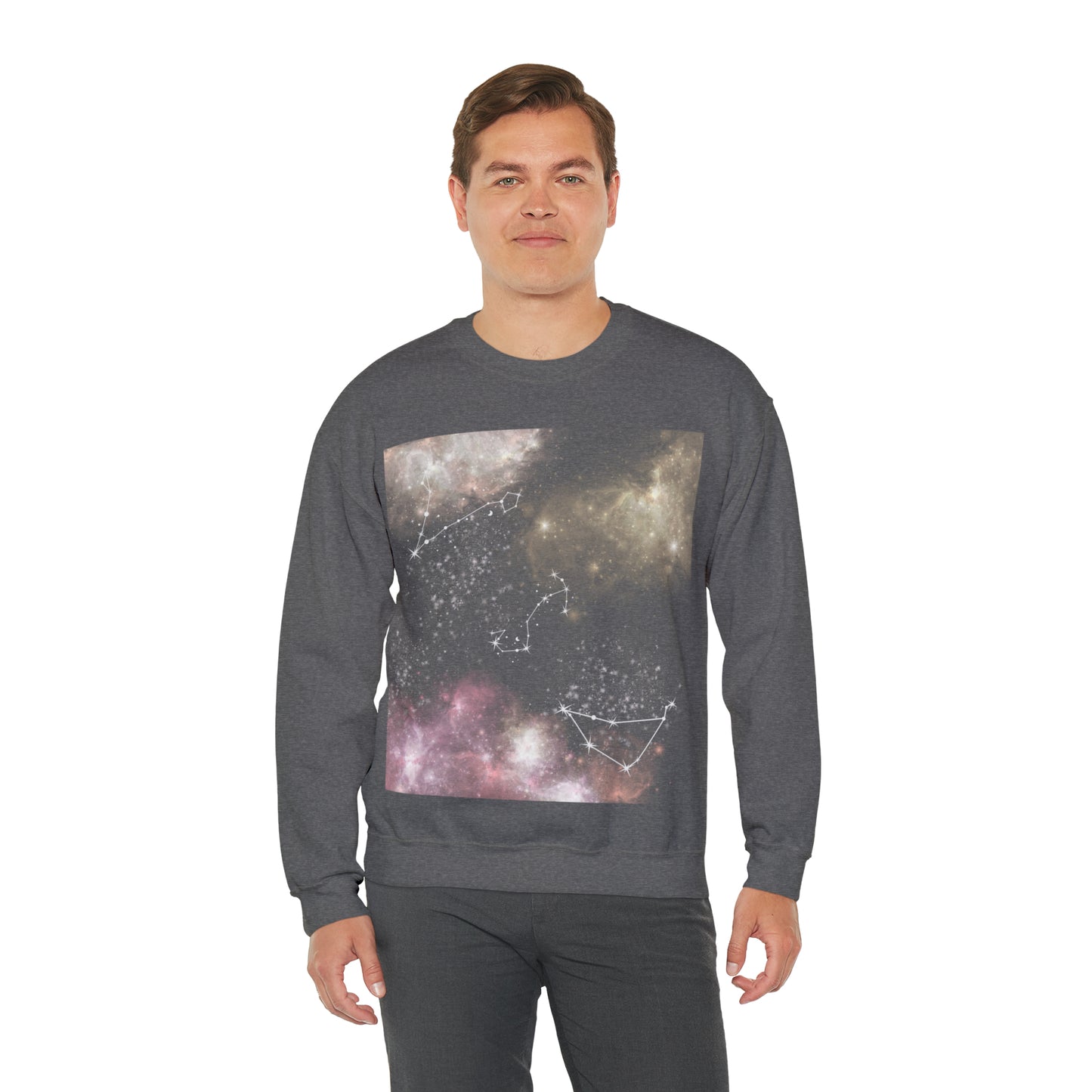 Cosmic Cluster Heavy Blend™ Crewneck Sweatshirt