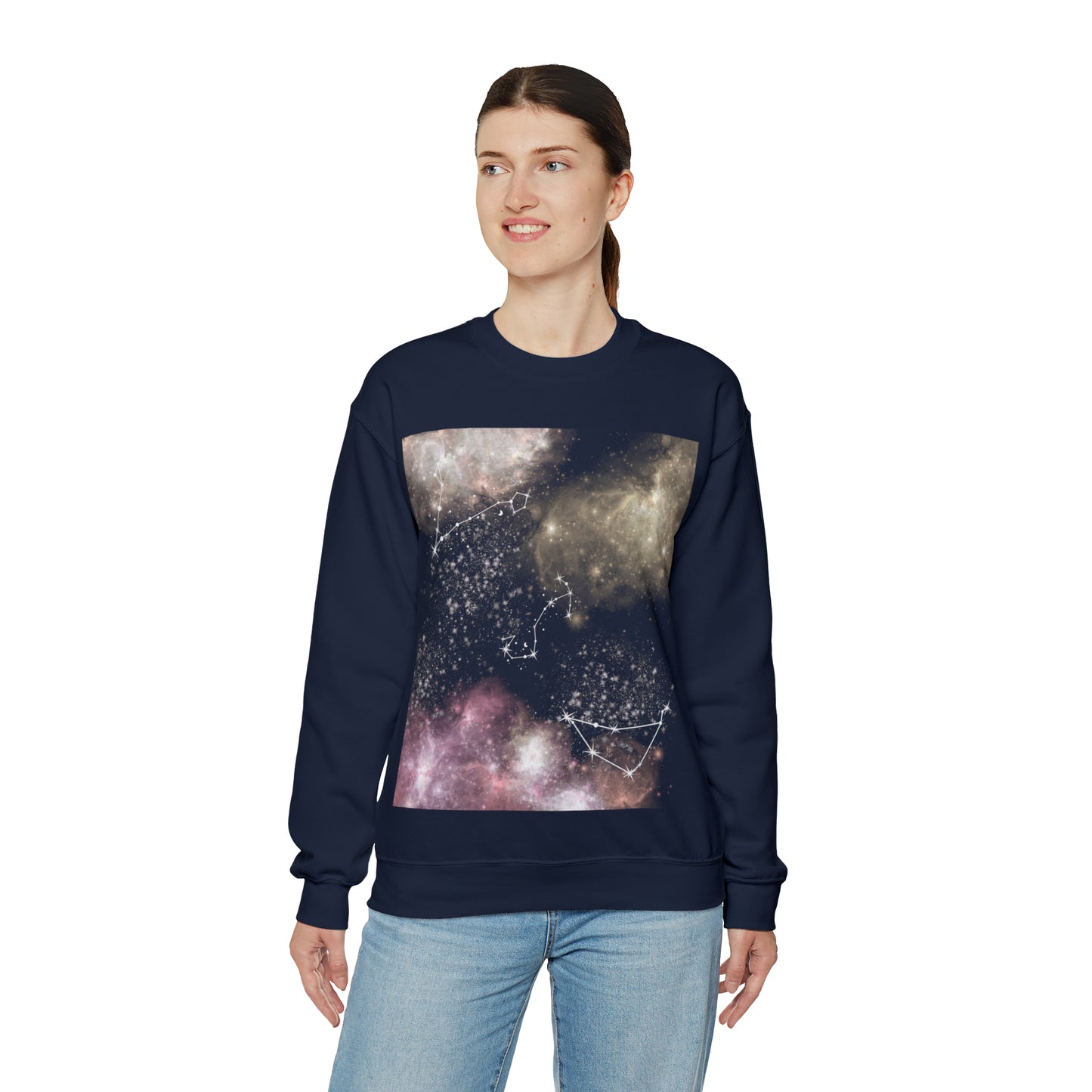 Cosmic Cluster Heavy Blend™ Crewneck Sweatshirt