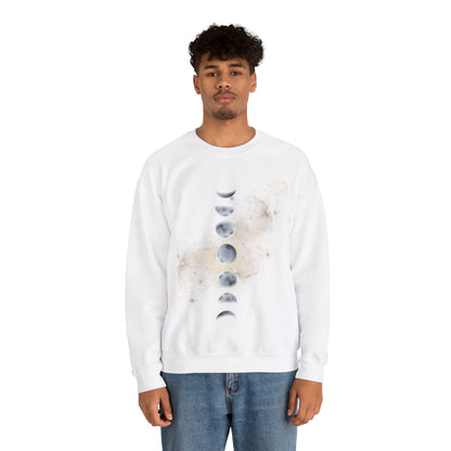 Luna Moon Phases Heavy Blend™ Crewneck Sweatshirt