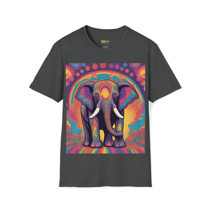Psychedelic Elephant Fusion Premium Quality T-Shirt