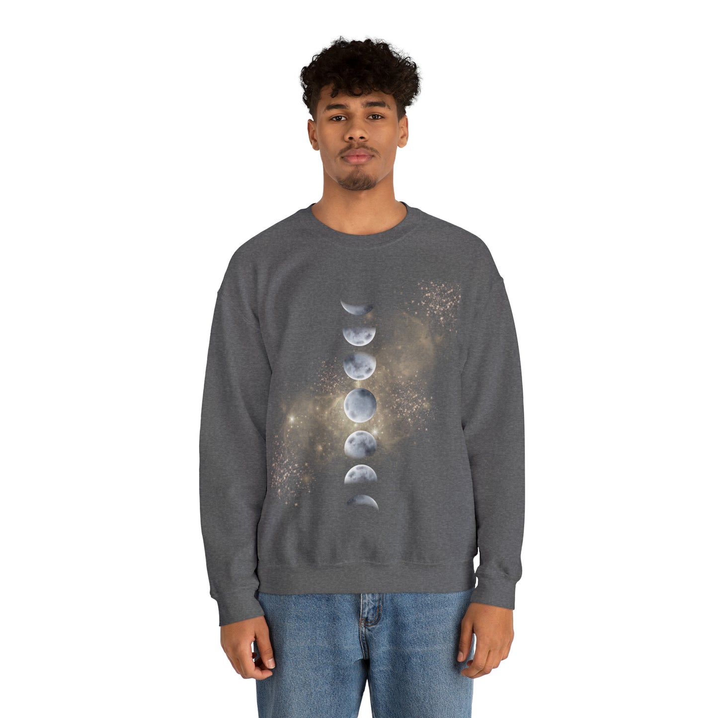 Luna Moon Phases Heavy Blend™ Crewneck Sweatshirt