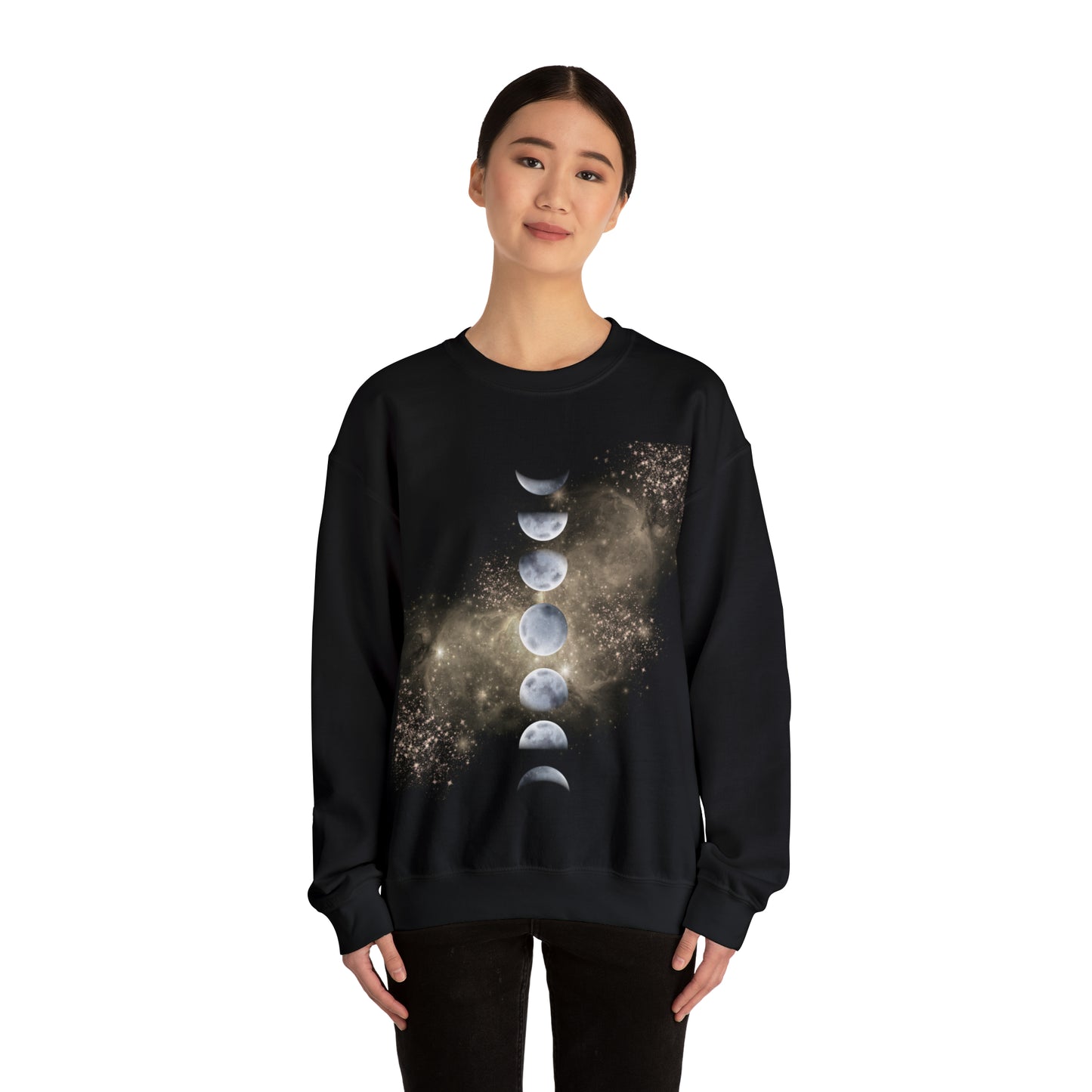 Luna Moon Phases Heavy Blend™ Crewneck Sweatshirt