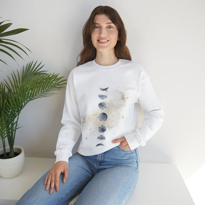 Luna Moon Phases Heavy Blend™ Crewneck Sweatshirt