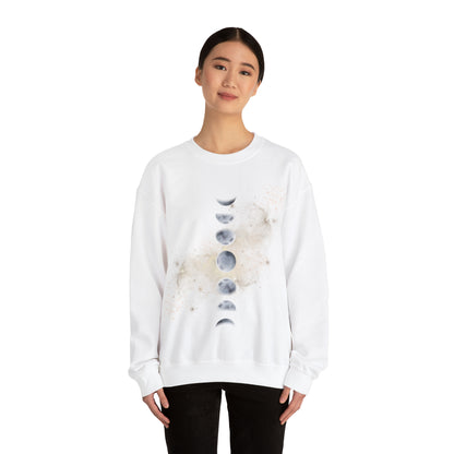 Luna Moon Phases Heavy Blend™ Crewneck Sweatshirt