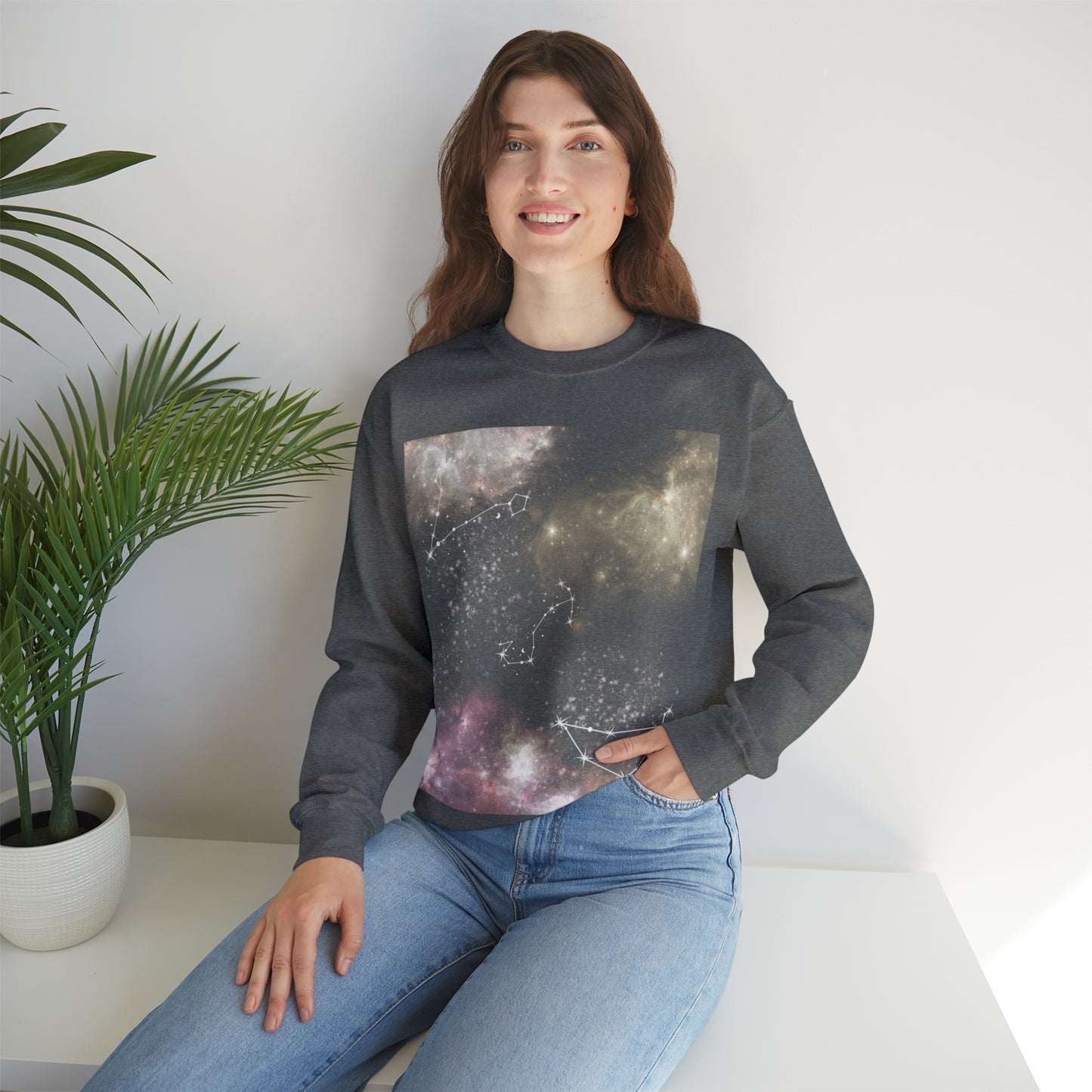 Cosmic Cluster Heavy Blend™ Crewneck Sweatshirt